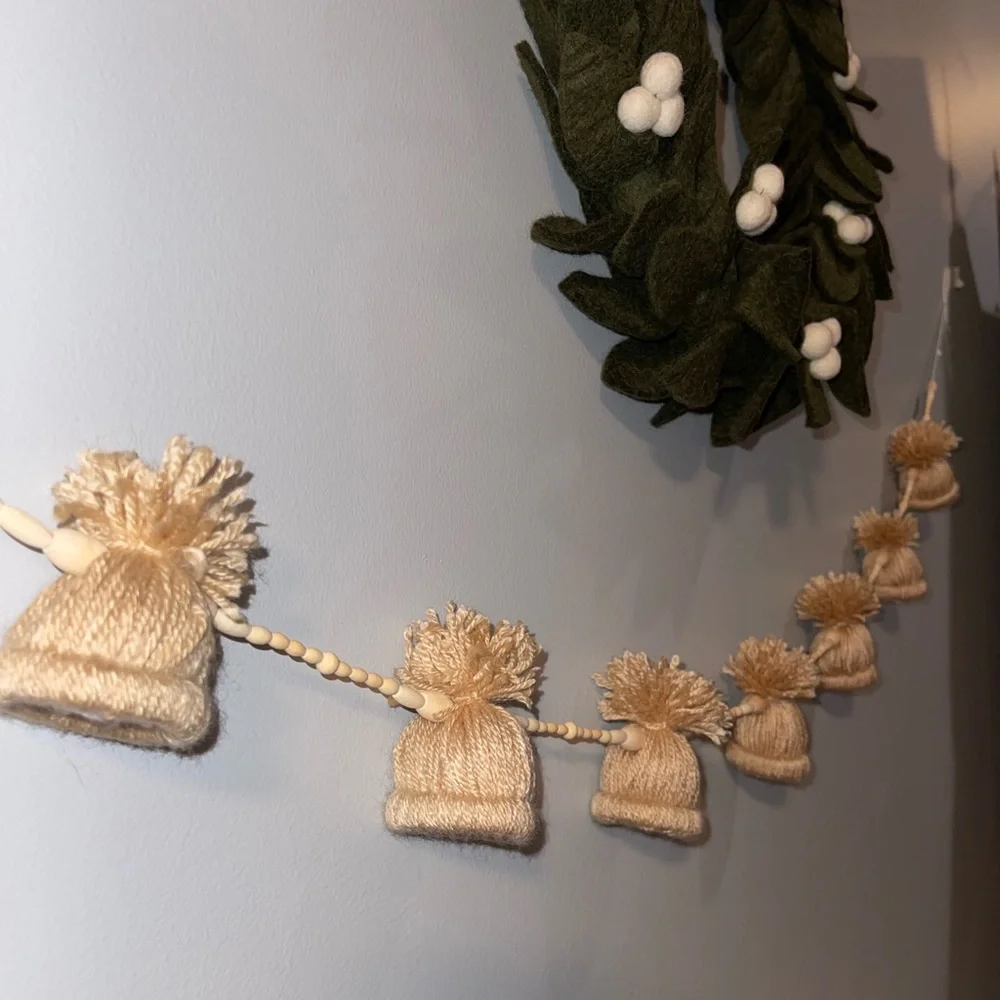 Beaded Christmas/ winter garland